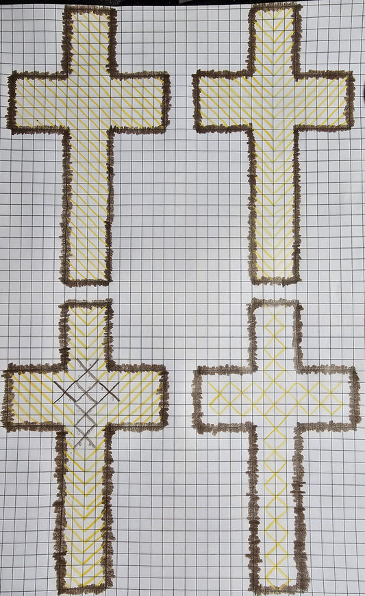 Four possible designs you can use for the cross